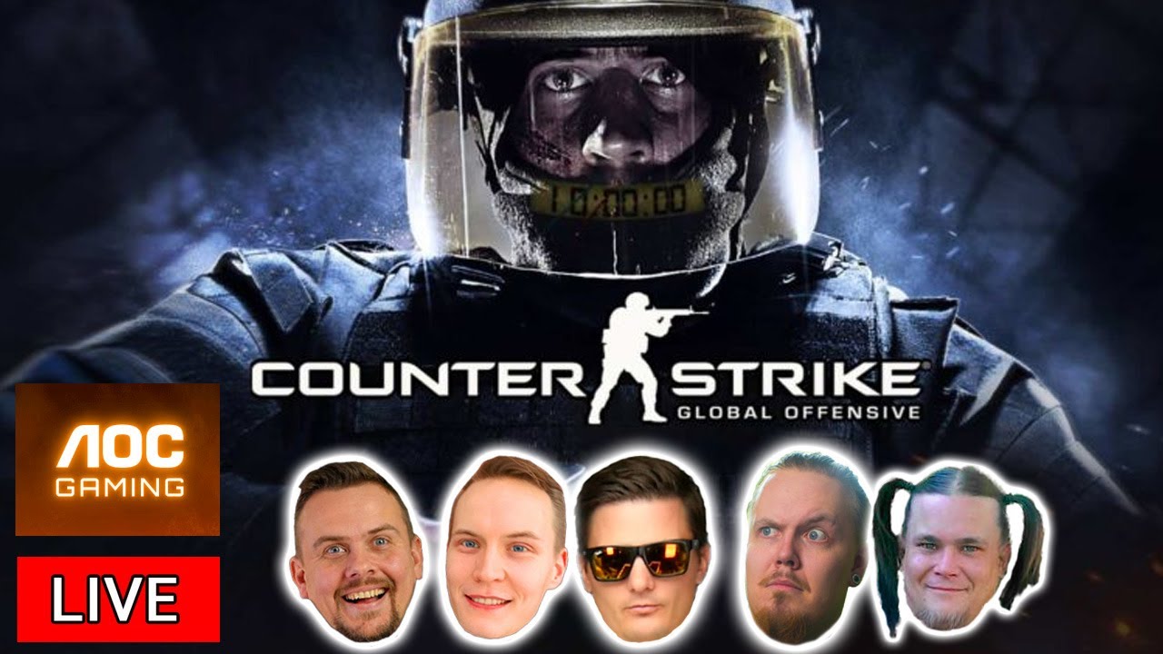 io-techin pelistriimi kesäkuu 2023 (Counter Strike) sponsored by AOC pelinäyttö !arvonta