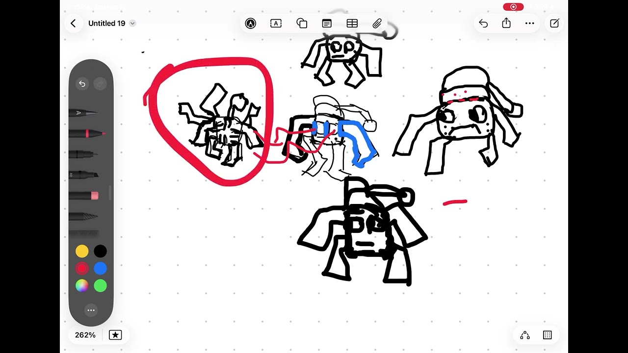 The drawing I made