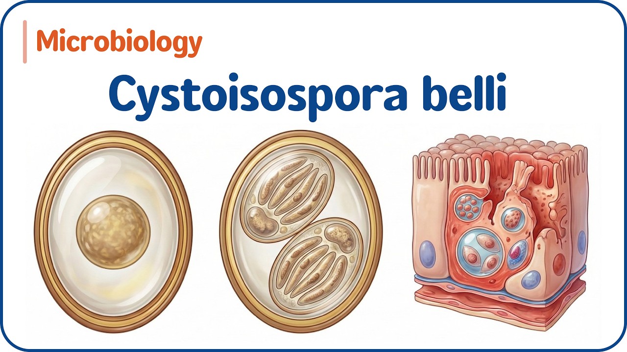 15. Cystoisospora belli 🦠 | Микробиология, жизненный цикл и диагностика для USMLE и NEET-PG