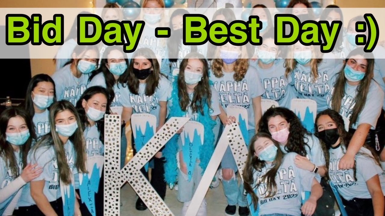 KAPPA DELTA SORORITY BID DAY REACTION (northwestern university) | Alexia Kaybee