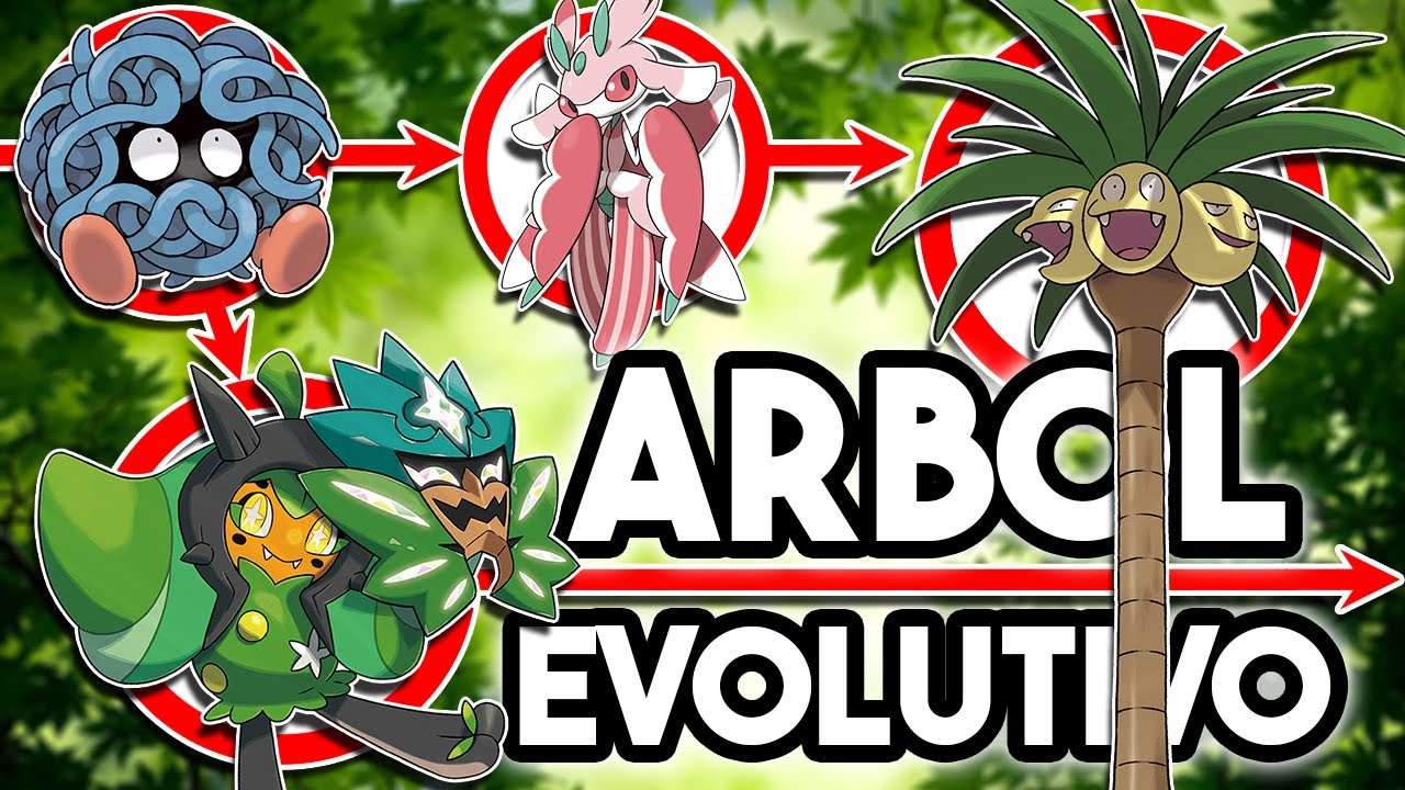 La EVOLUCIÓN de los POKÉMON PLANTA