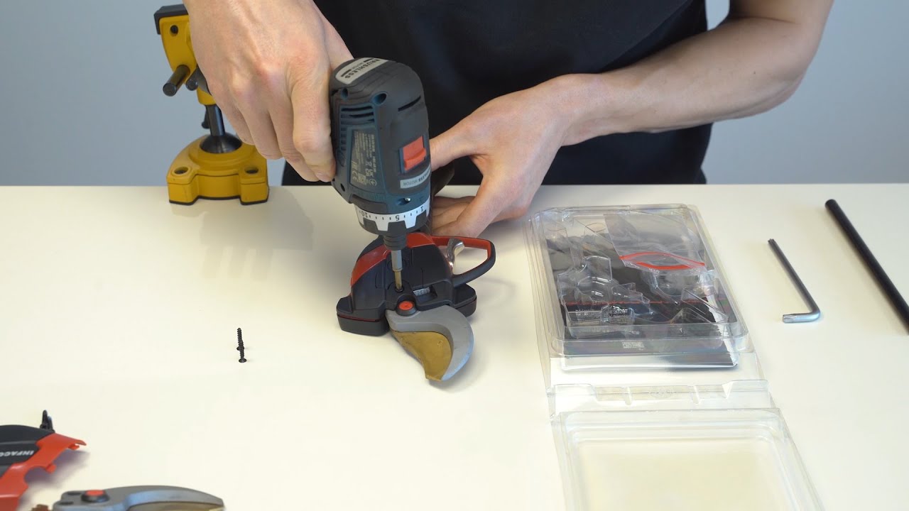 ES - Cambiar el kit medium de la podadora eléctrica F3020 - Tutoriales - INFACO