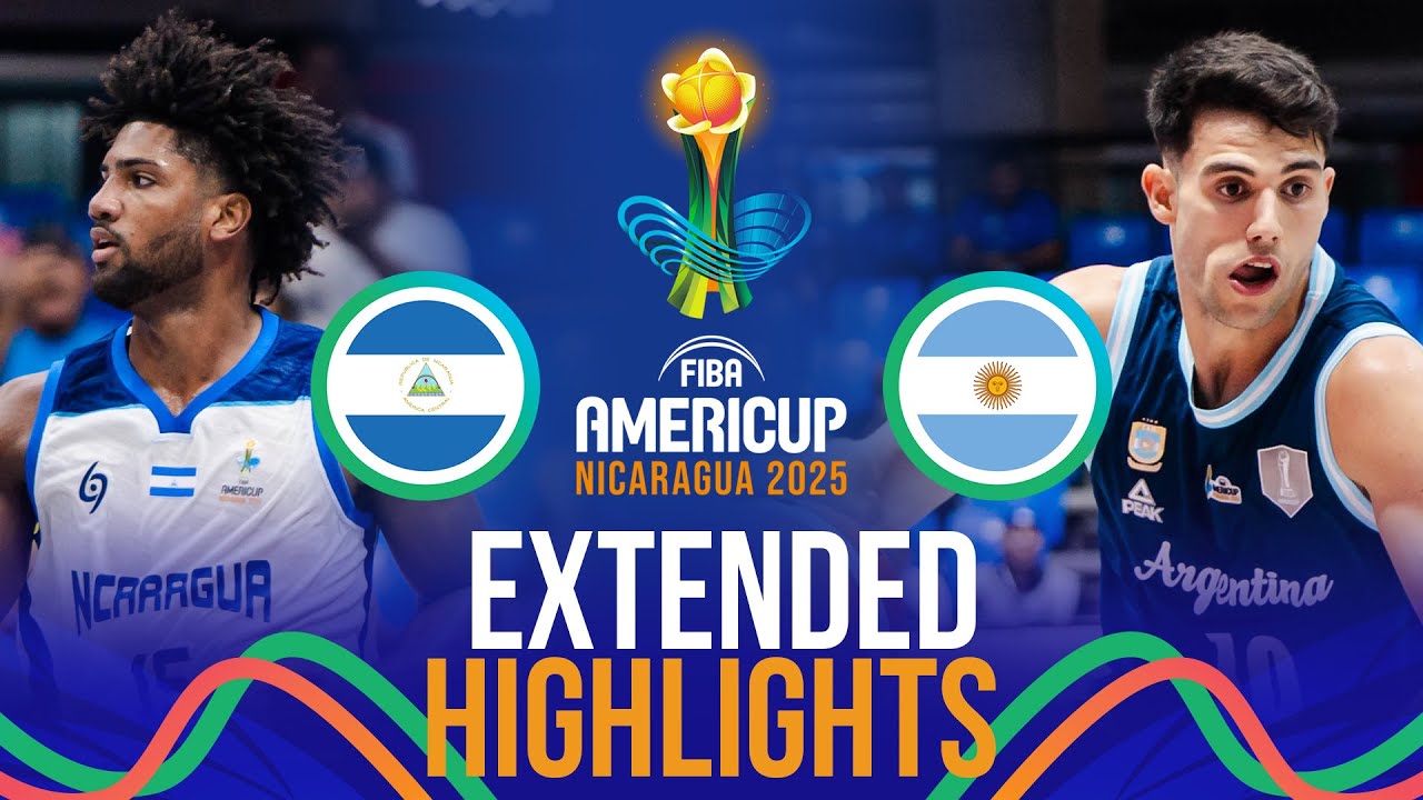 Nicaragua 🇳🇮 vs Argentina 🇦🇷 | Extended Highlights | FIBA AmeriCup 2025