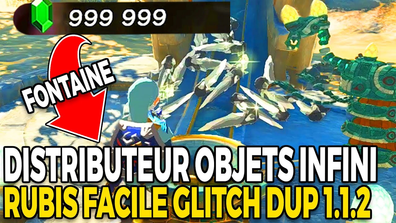 DISTRIBUTEUR OBJETS INFINI?! (GLITCH DUPLICATION RUBIS FACILE TEARS OF THE KINGDOM)