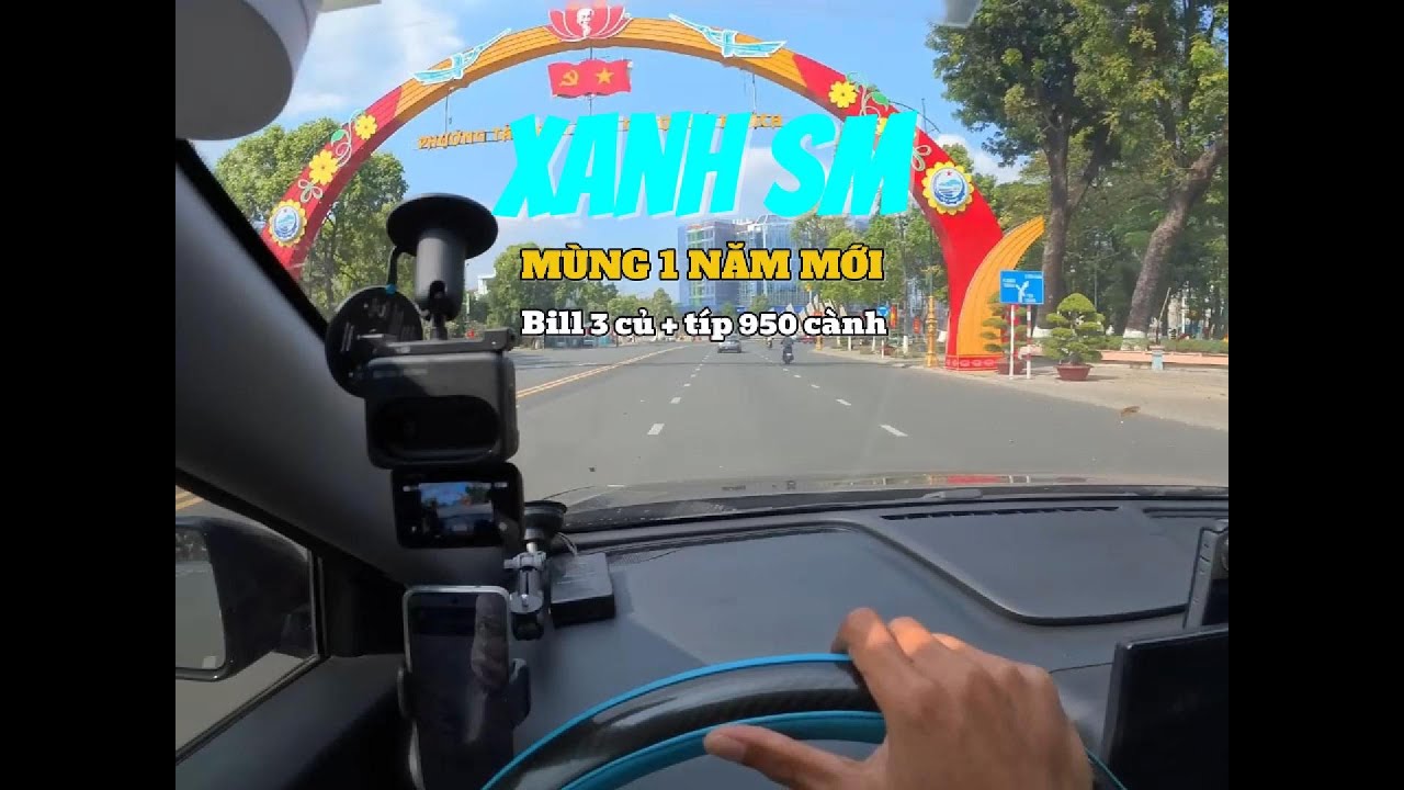 mùng 1 năm mới cùng XanhSM Limo green #ongkeduongpho #xanhsm #vacaiket #vlog #limogreen #