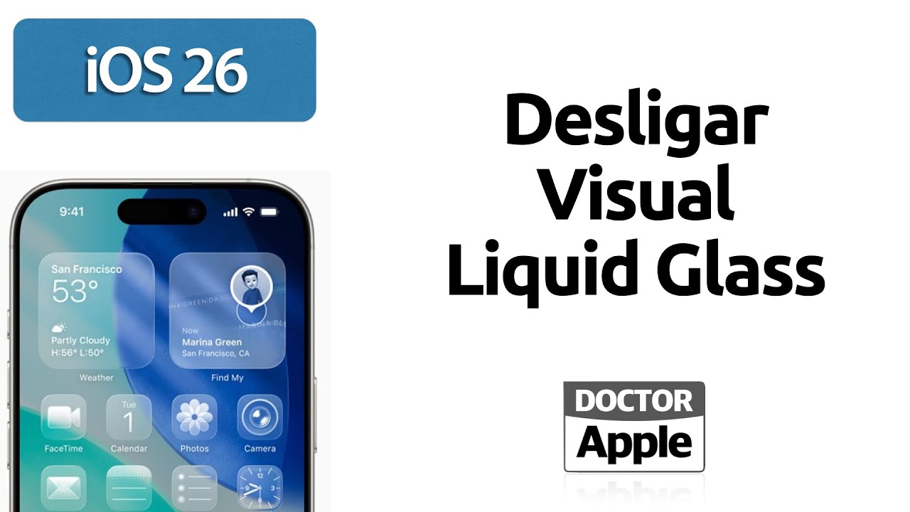 Curso iPhone - Desligar Visual Liquid Glass