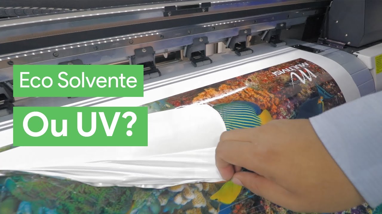Visutec | Dica do dia | Diferença entre impressão Eco Solvente e UV
