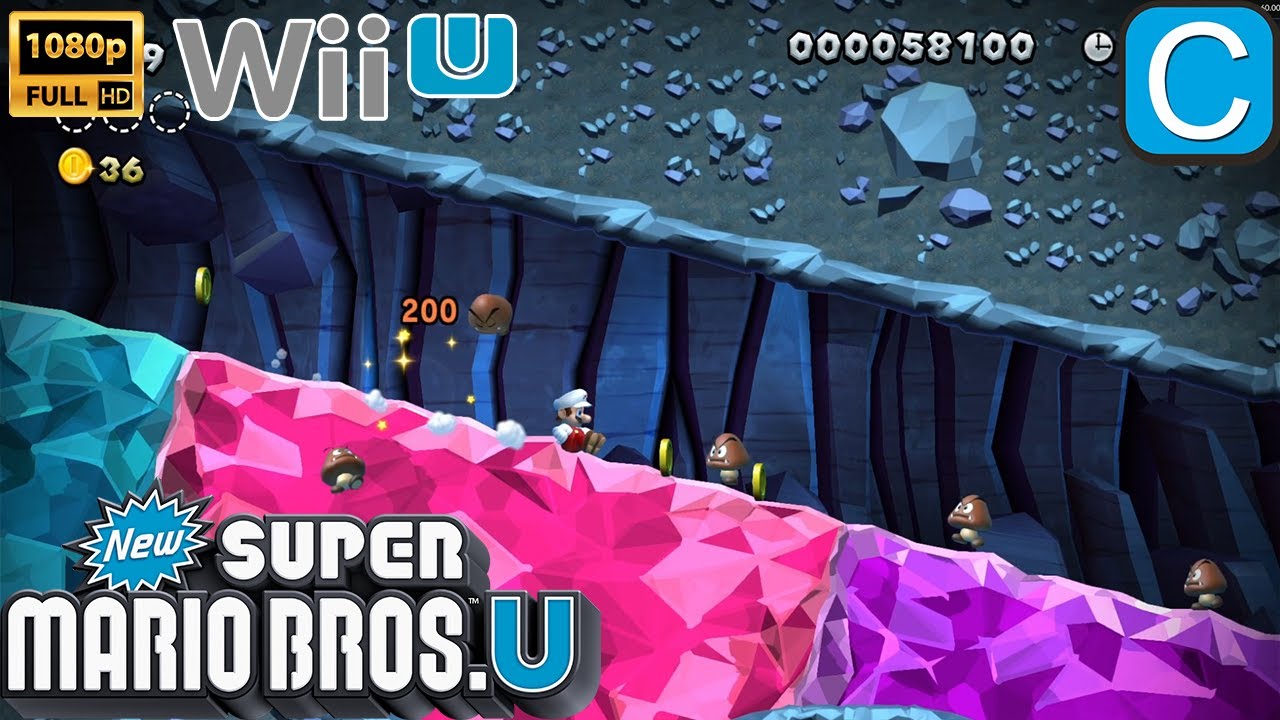 New Super Mario Bros. U | World 1 Acorn Plains Wii U HD Gameplay (Cemu)