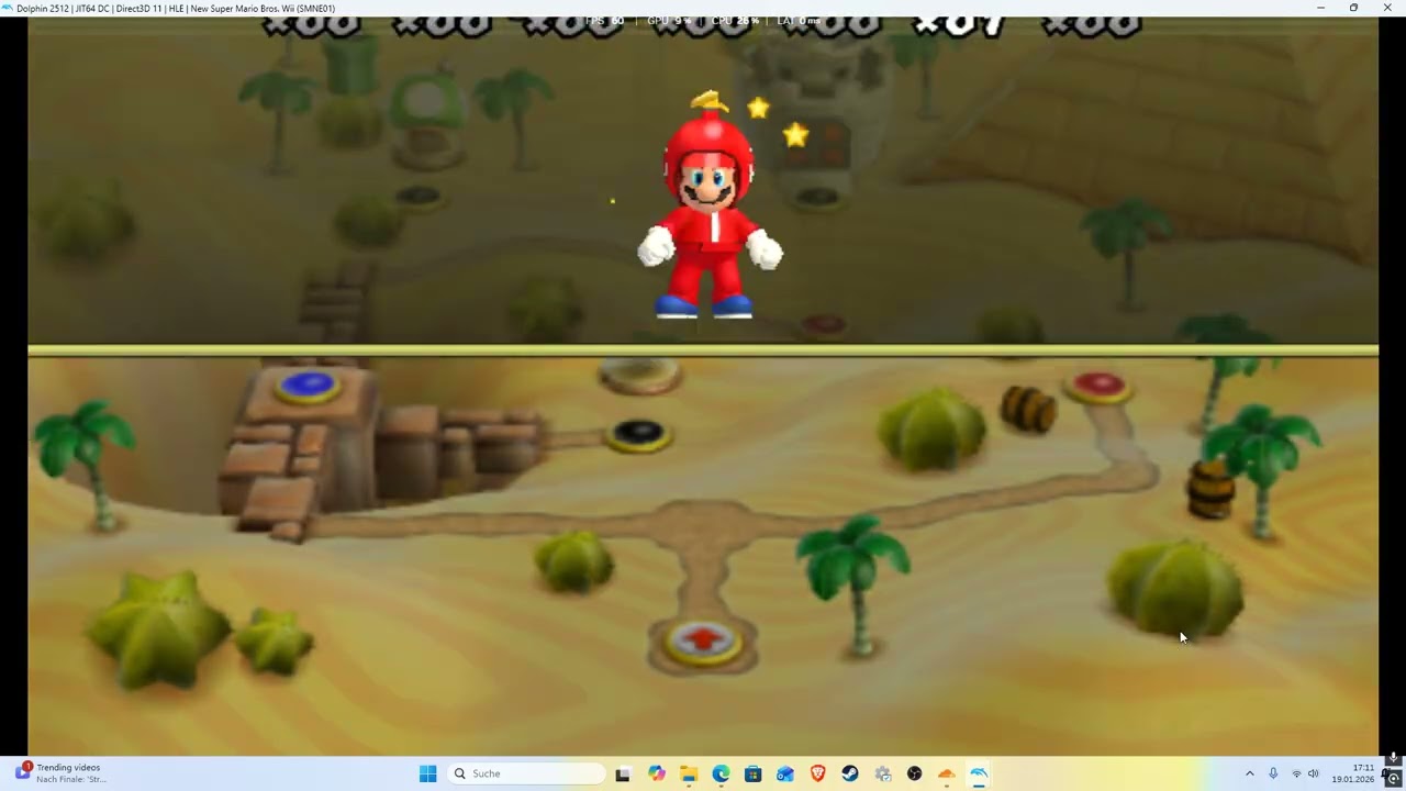 Super Mario Bros New Gameplay Welt 2 (Teil 1) #viral #shorts #mario #super #wii
