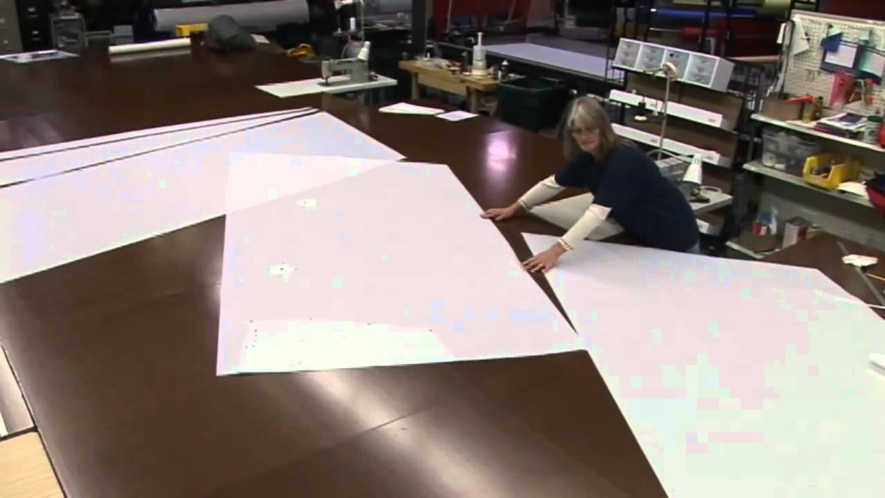Basting Sail Panels Together - Building a Mainsail - Part 5