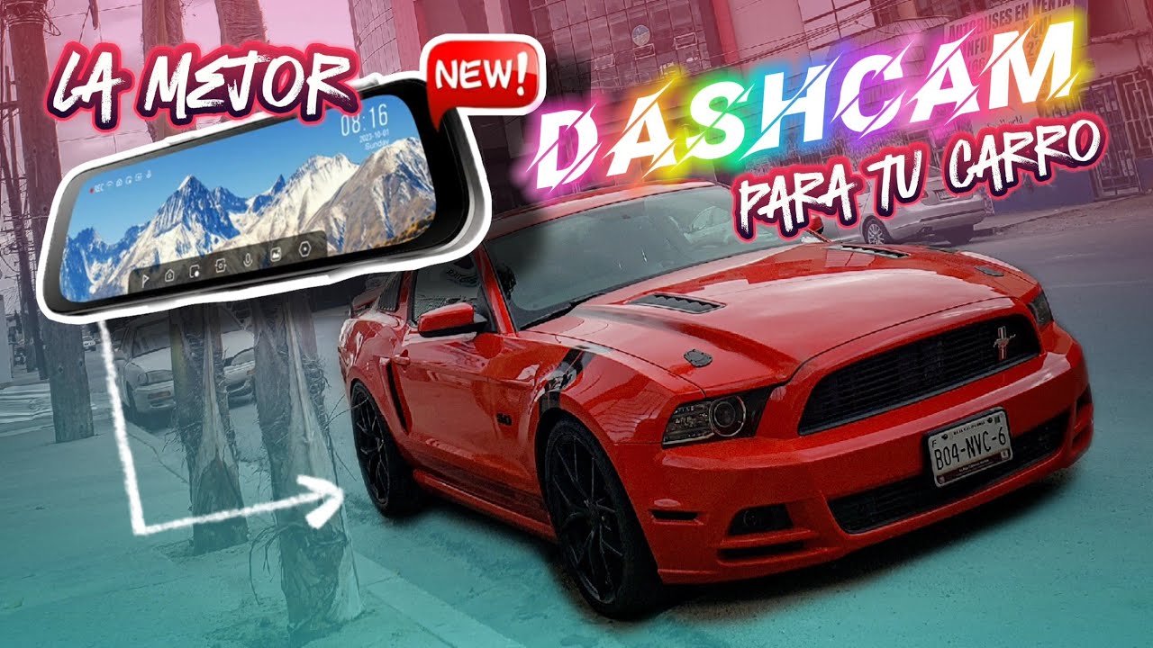 La Mejor Cámara de Tablero para tu Carro (Dashcam) - 70mai S500 Mustang GT 2013 - 2014
