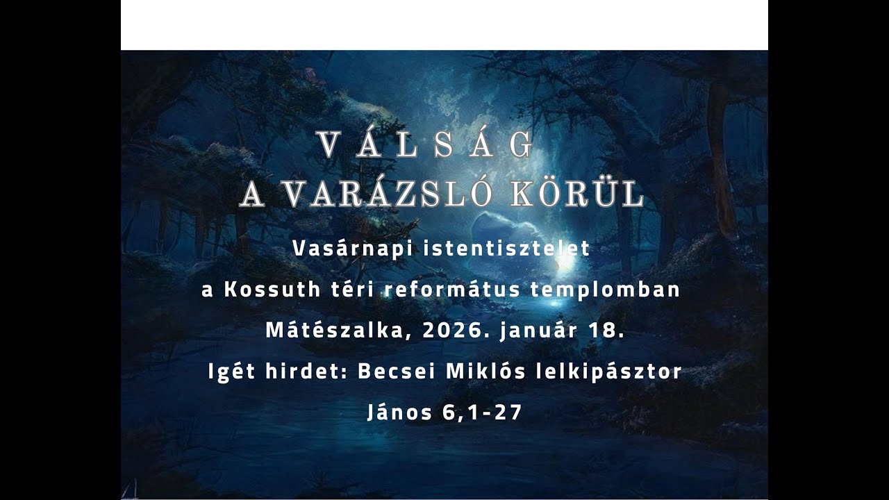 Becsei Miklós: Válság a varázsló körül 2026.01.18.