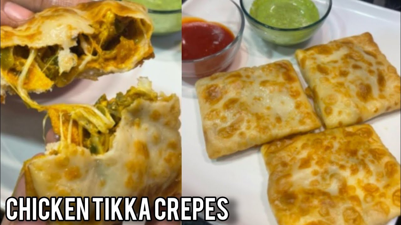 Perfect Iftar Recipe Chicken Tikka Crepes | How To Make Chicken Tikka Crepes | Ramadan Special 