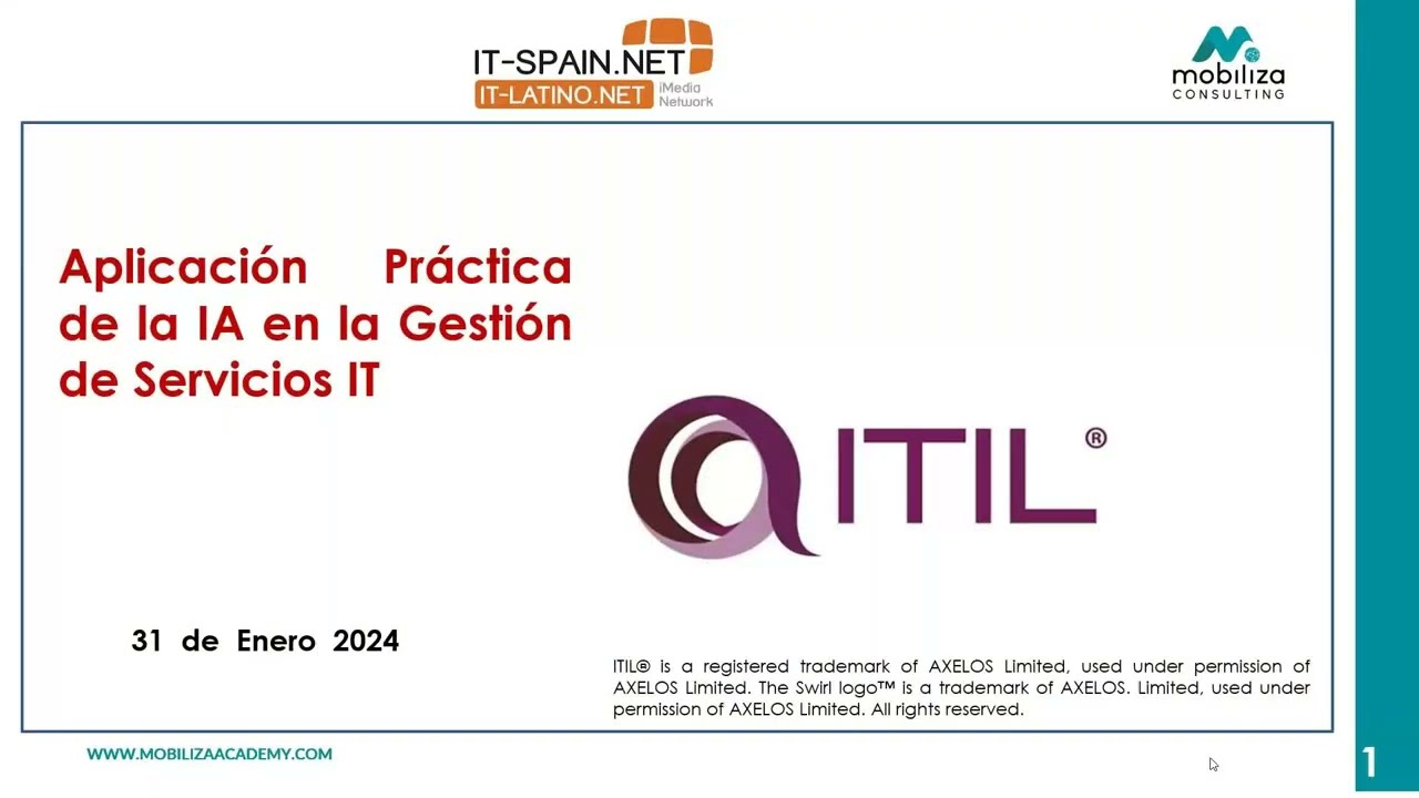 Aplicación Práctica de la IA en la gestión de servicios IT