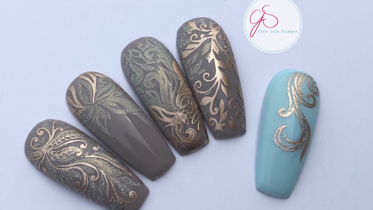 CjS - Elegant Swirls Layered Stamping