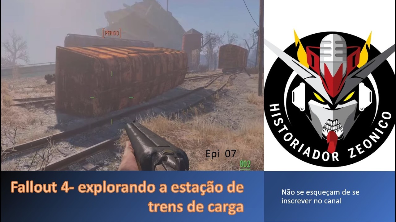 Fallout 4 - explorando estação de trens de carga