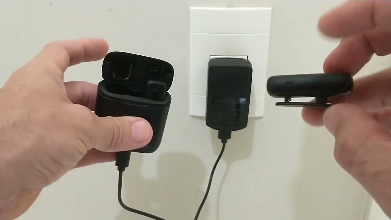 UNBOXING microfone lapela sem fio.