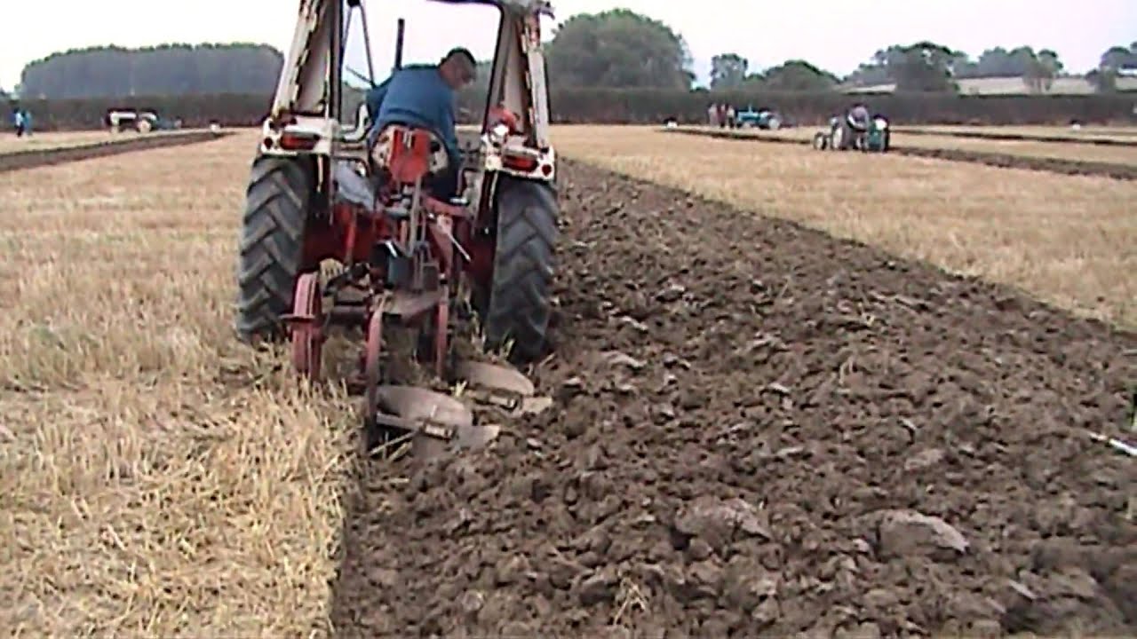David Brown tractors at the All-Wales Ploughing Match. 19th September 2009