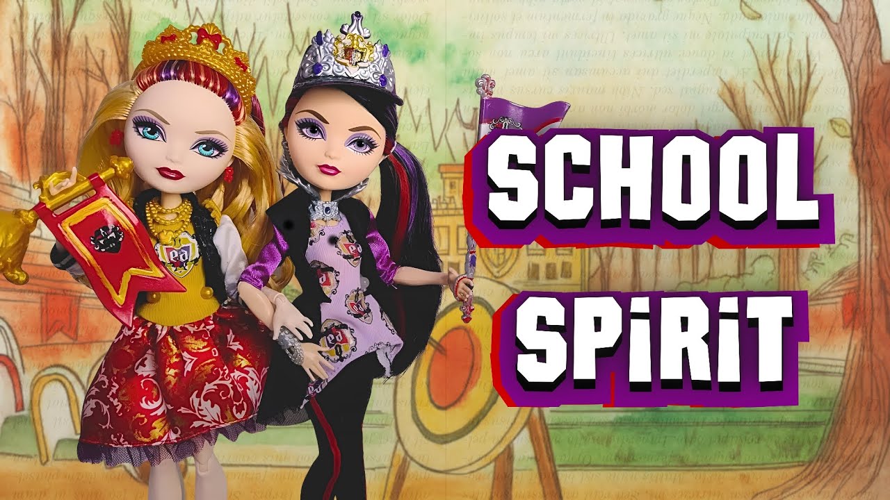 Ever After High School Spirit Apple White & Raven Queen Doll Review 