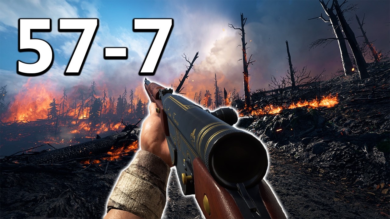 Геймплей Battlefield 1: 57-7 | RSC отлично подходит для этой карты