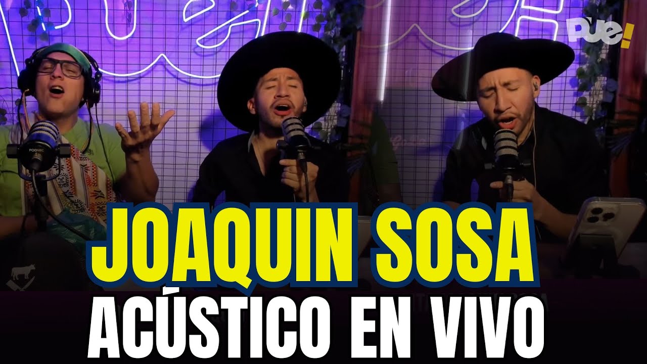 JOAQUIN SOSA CANTA EN VIVO: Acústico de sus mejores temas
