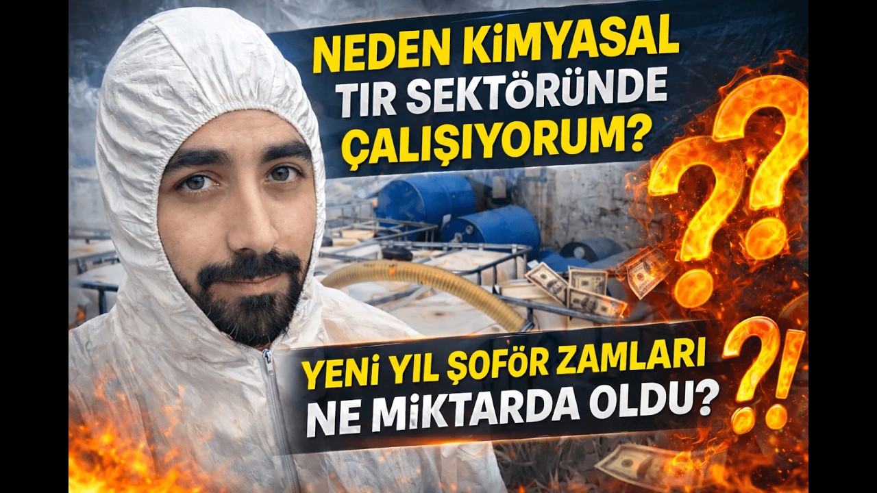 Kimyasal Tır Şoförlüğü: Risk mi, Kazanç mı? Yeni Zam Detayları!#ŞoförZamları#TırVlog#2026Zamları