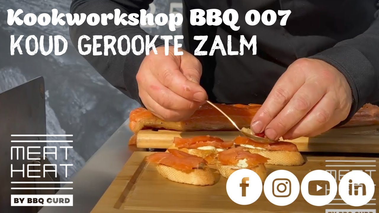 Koud gerookte zalm op de BBQ -  Meat Heat