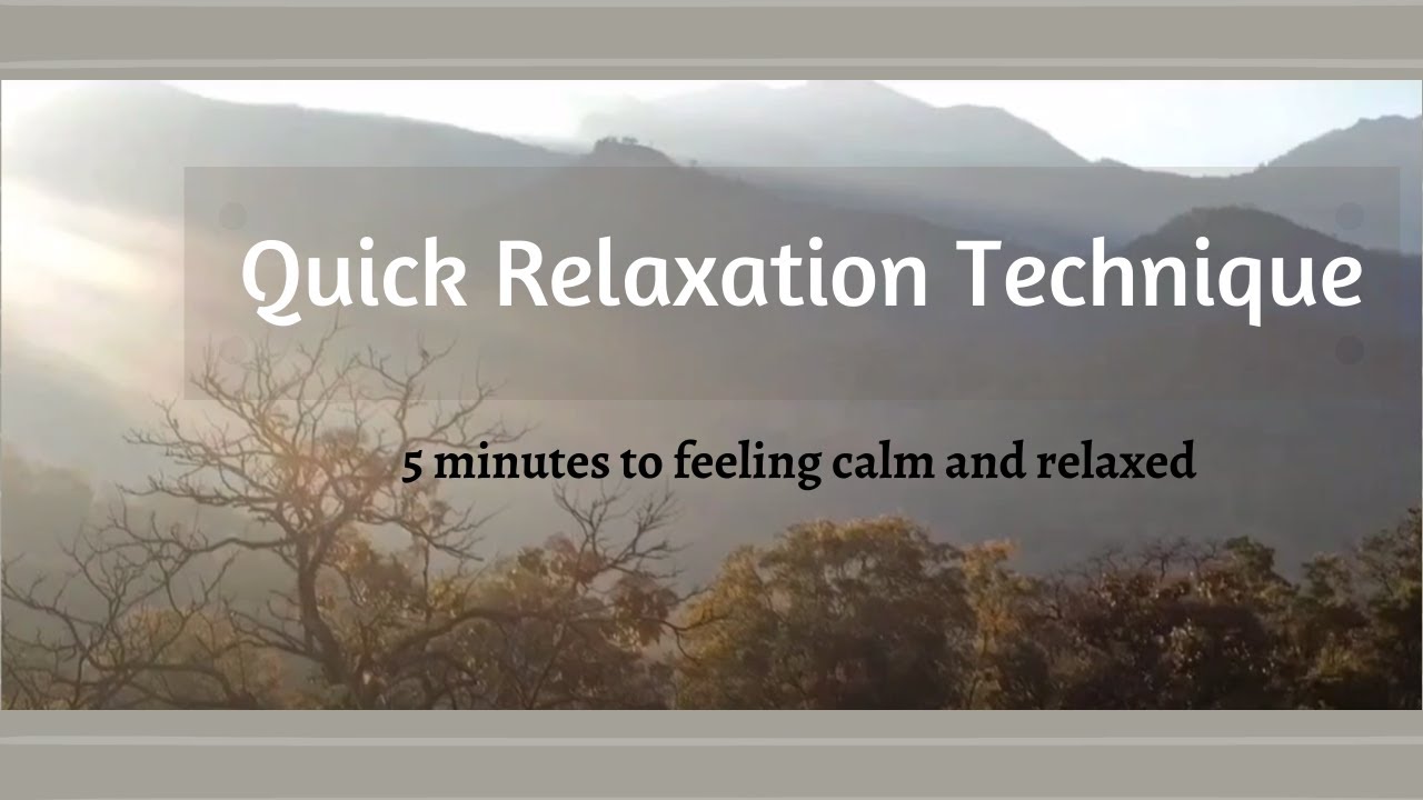 Quick Relaxation Technique I QRT I Guided Relaxation Technique I #svyasa #Quickrelaxationtechnique