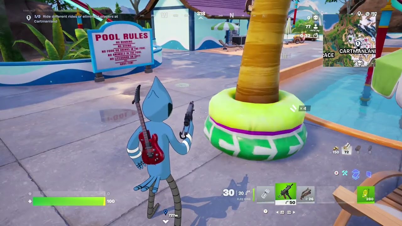 Regular show in fortnite 