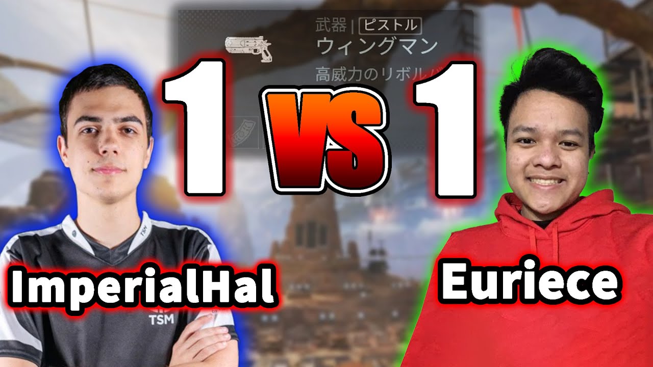 ハルとEurieceがタイマン対決！圧倒的敗北で落ち込む男！【Apex Legends】#apex  #imperialhal #euriece