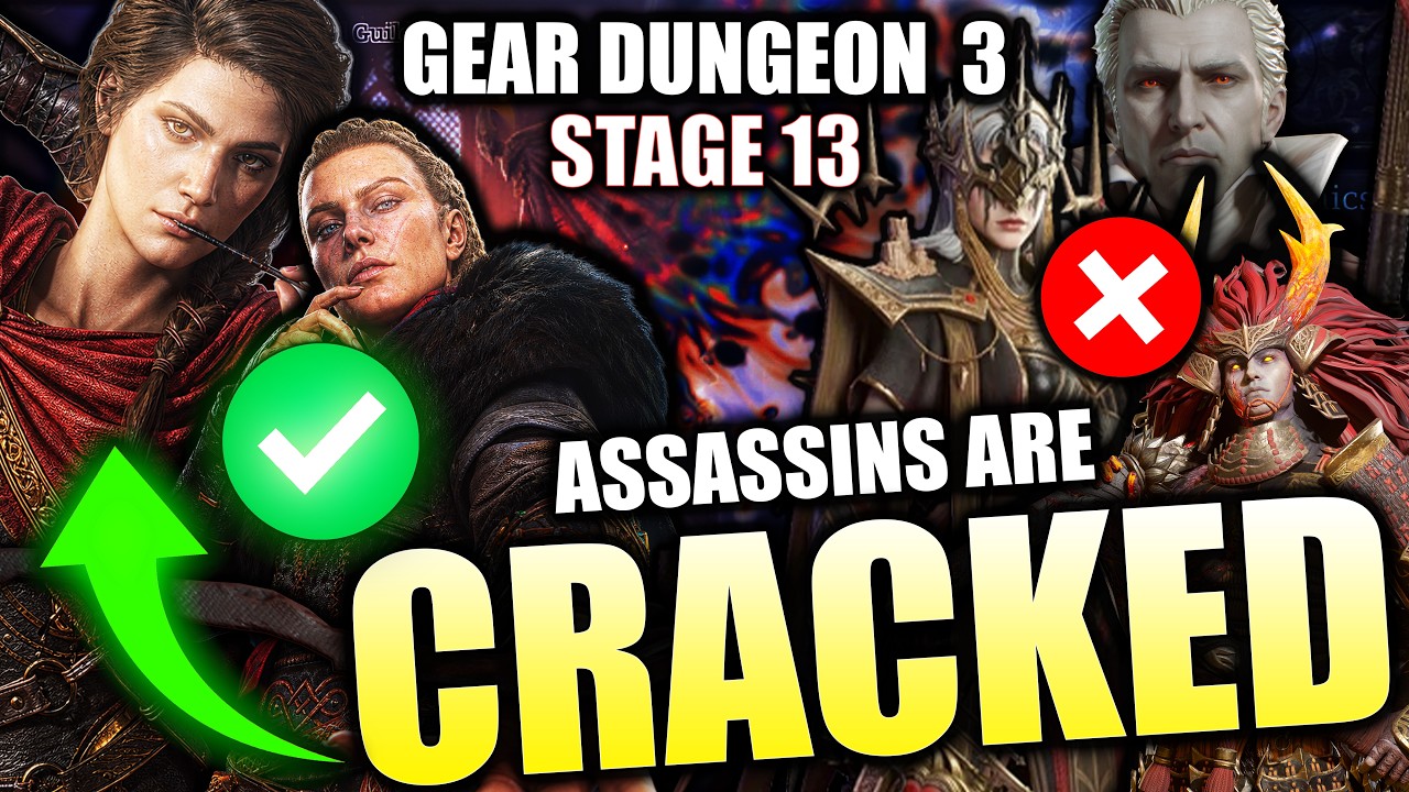 Ассасины меняют мету. Gear Dungeon 3: обзор без Kigiri и Dracula ⁂ Watcher of Realms