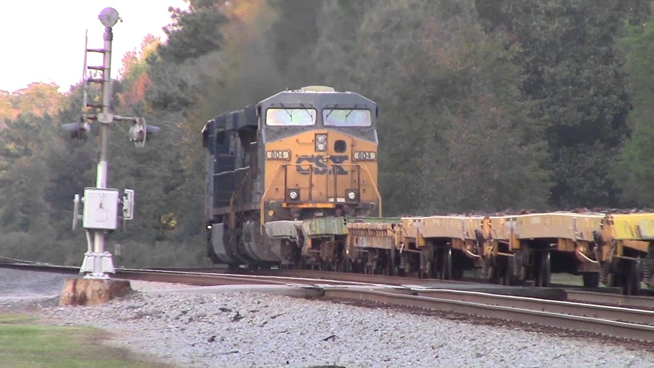AC60CW Killer Horn Show K5HLL & Notch 8 Sounding off CSXT W863-27 AC60CW/ES44AH Rolling on North