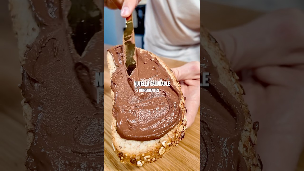 NUTELLA SALUDABLE #receta #recetas #food #comida