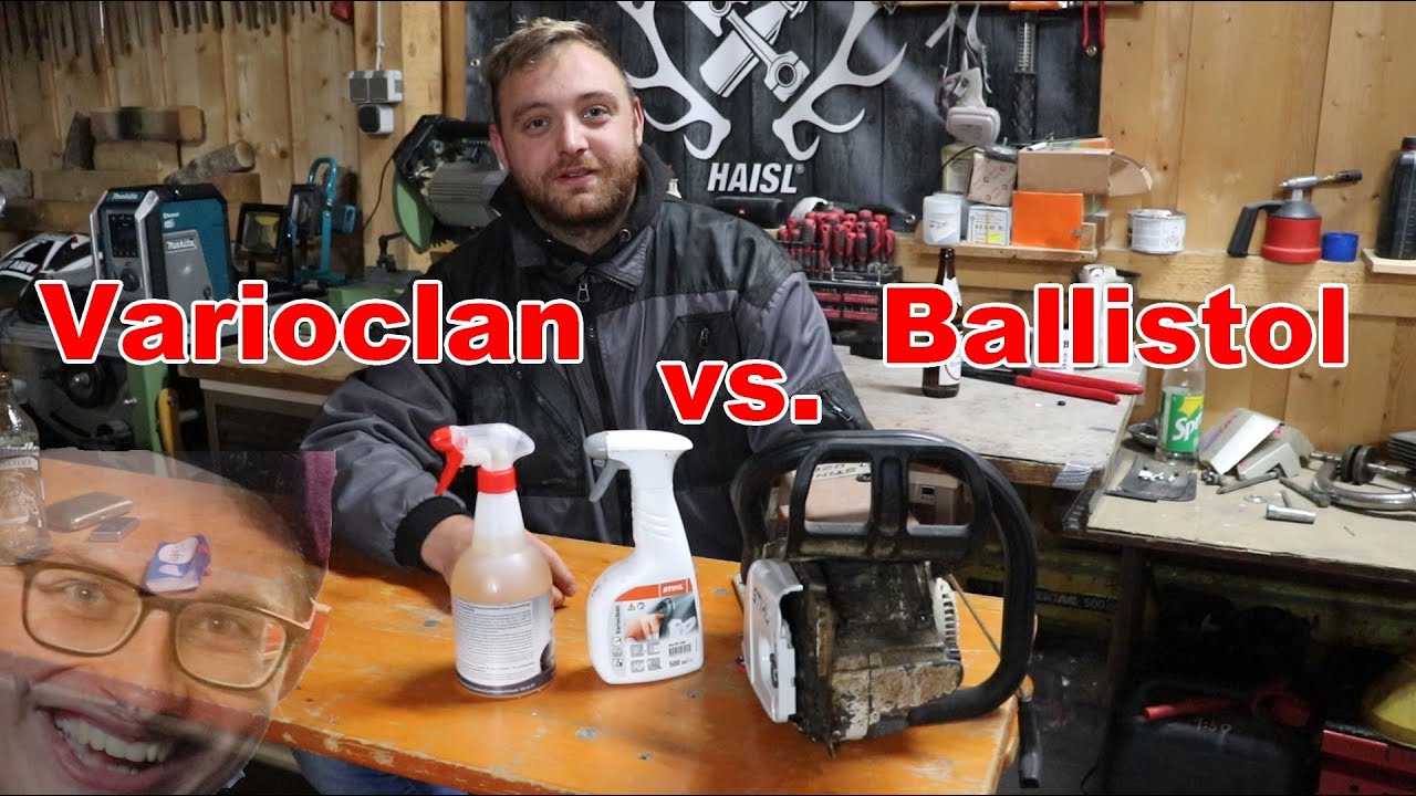 Stihl Varioclean vs Ballistol Harzreiniger | Chinasäge Oktanbooster recap | HBNB-Motorsägen