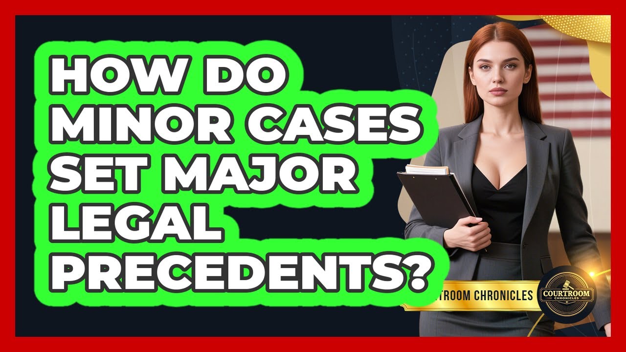 How Do Minor Cases Set Major Legal Precedents? - Courtroom Chronicles