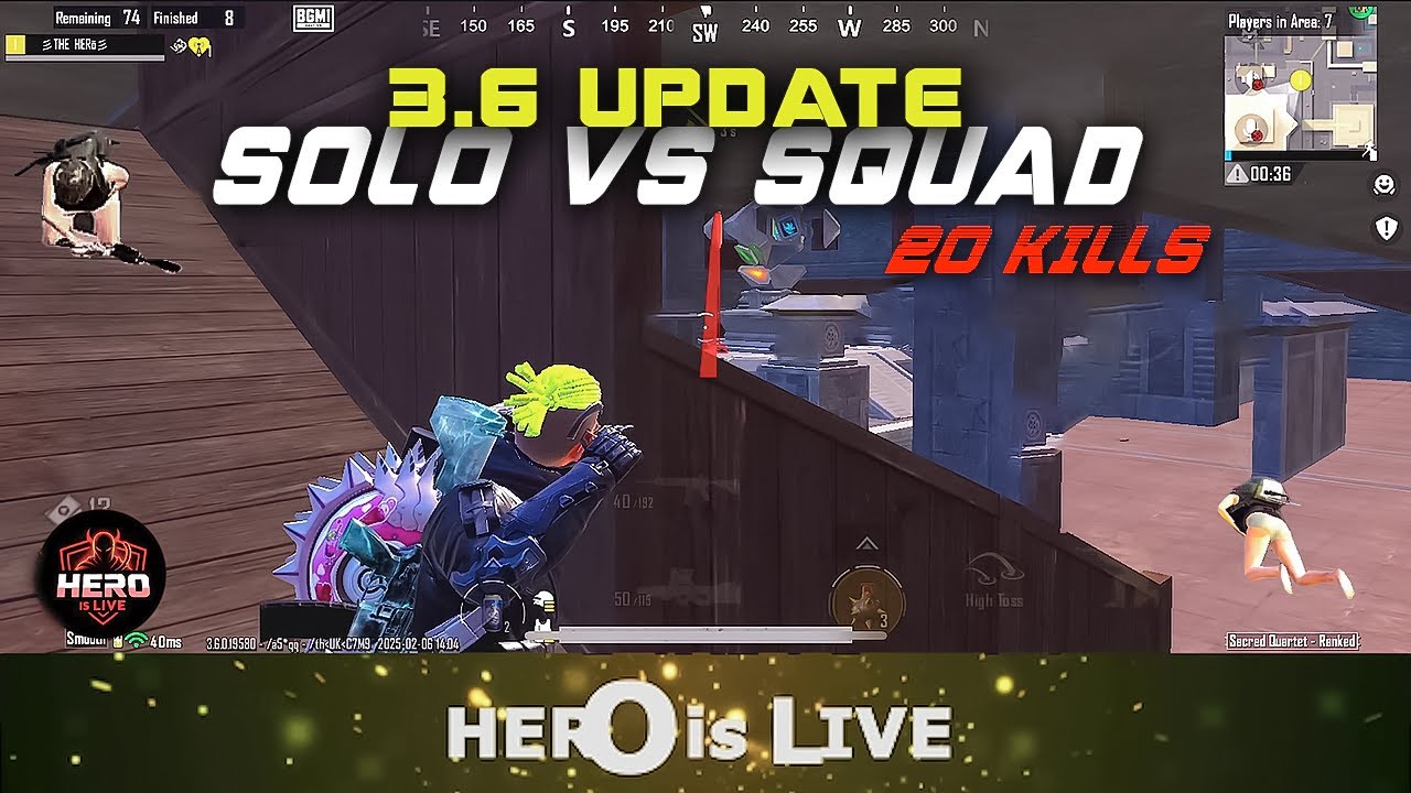 +20 KILLS GAMEPLAY [ MUST WATCH ] #heroislive #rush gameplay