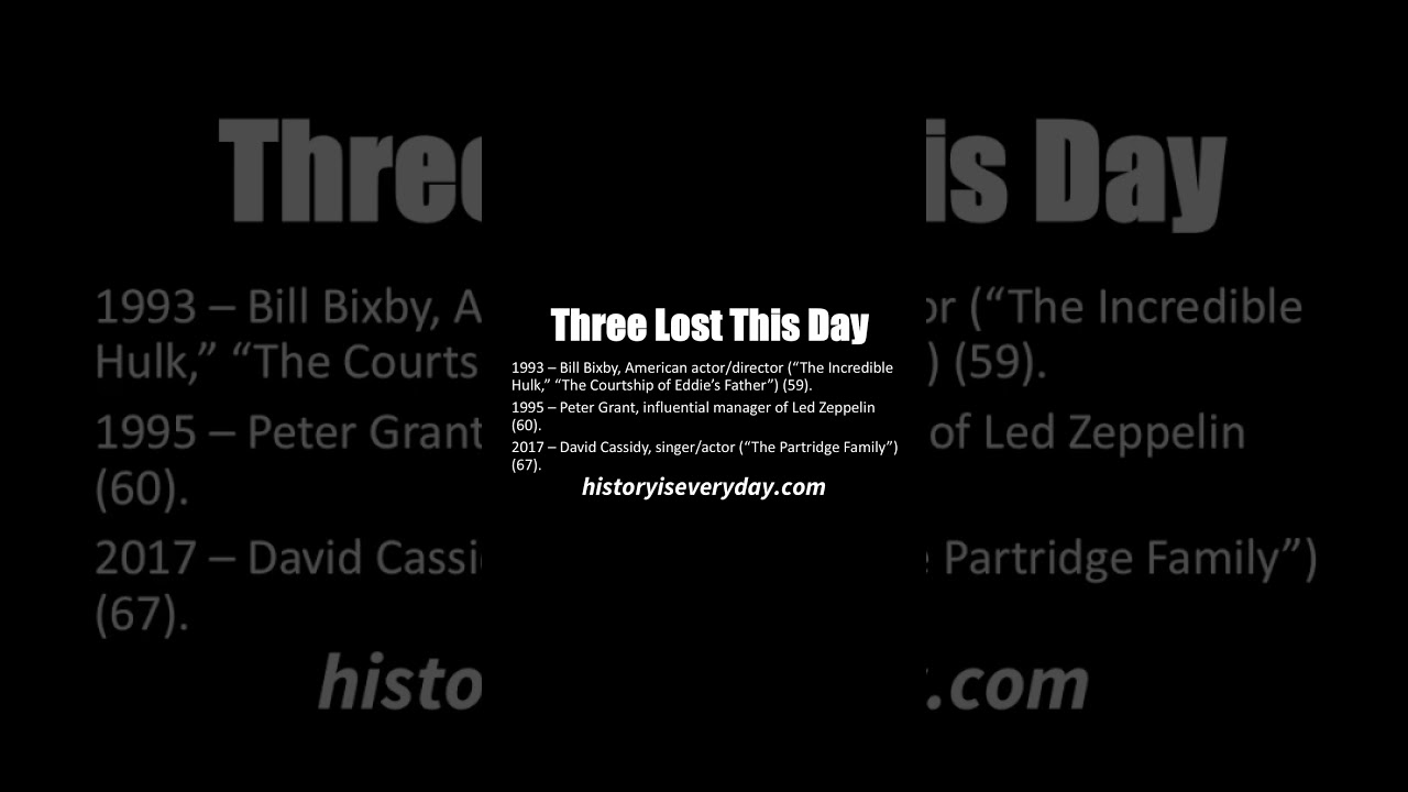 This Day In History - November 21, 2025