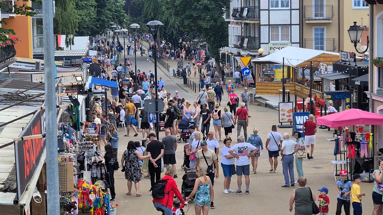Mielno Plaża Deptak Atrakcje 01.06.2024r