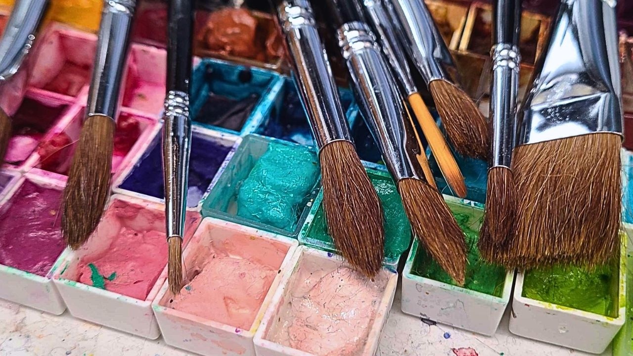 Surprisingly Good & a Great Price: Golden Maple Sable Watercolor Brushes