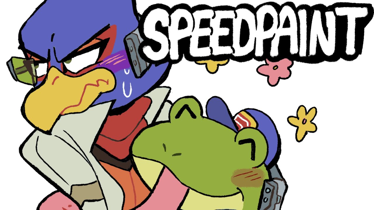 Falco X Slippy - Starfox Speedpaint (commission)