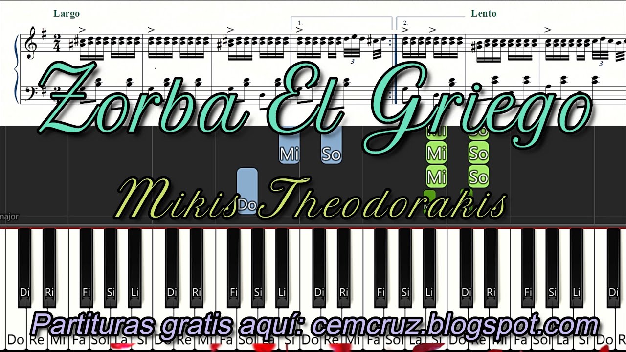Zorba el griego | Piano Tutorial