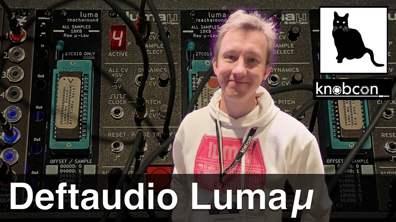 Deftaudio Luma mu: LinnDrum voice in a Eurorack module! #knobcon