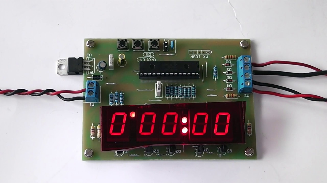 UP-DOWN Digital Event Counter H:MM:SS with PIC microcontroller