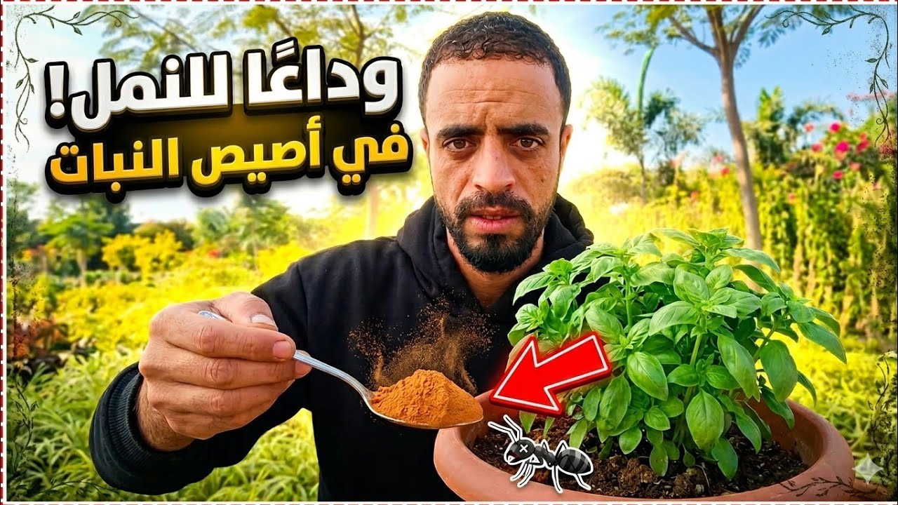 المادة دي هتخلصك نهائيا من النمل على الزرع وفي البيت !!! 