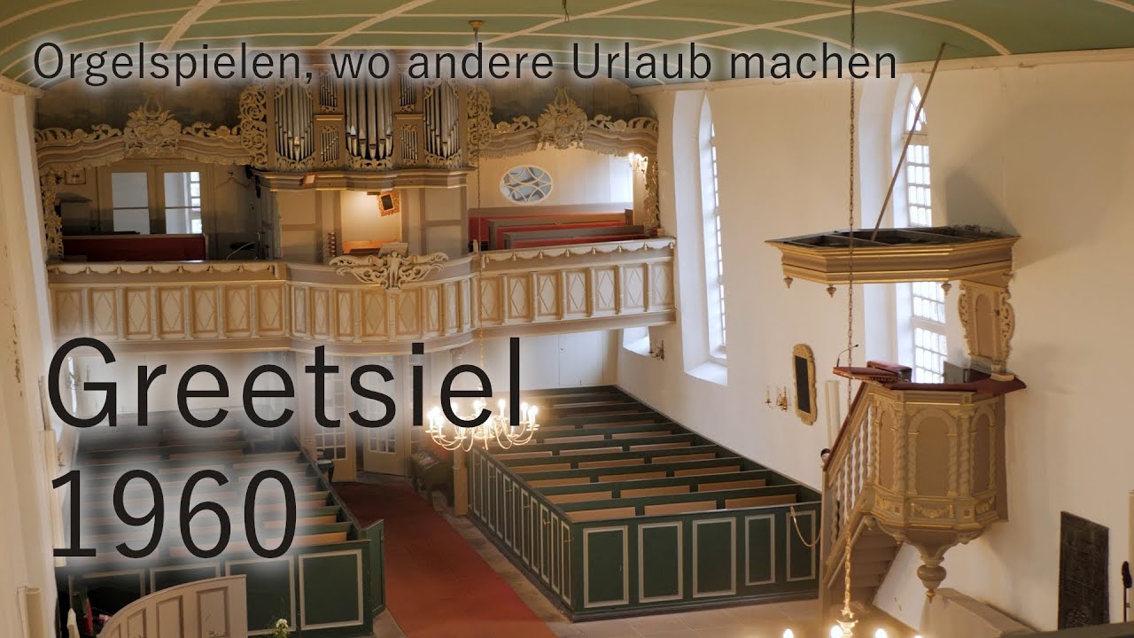 Die Schuke-Orgel in Greetsiel/Ostfriesland | Sonate in a: Sätze 1 und 2 (Bigaglia)
