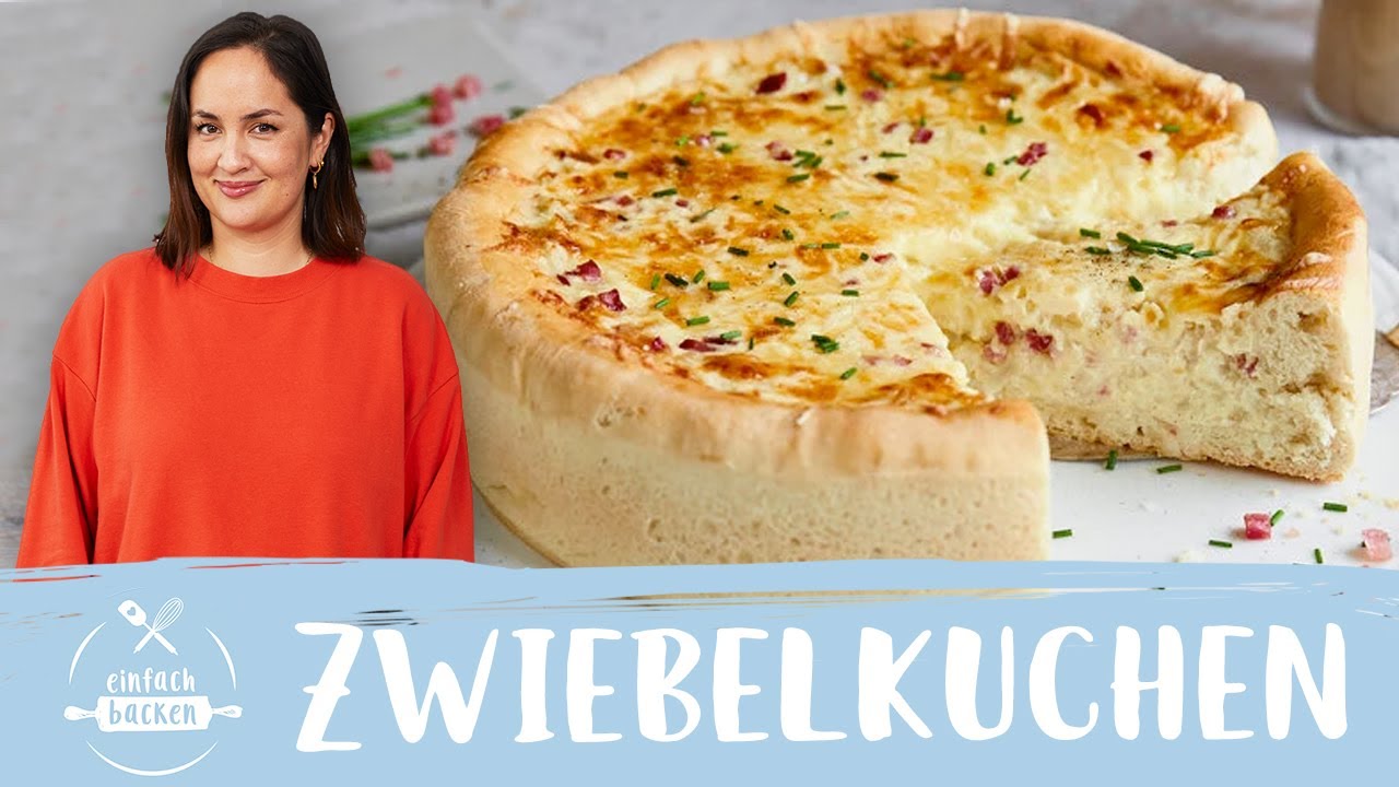 Zwiebelkuchen  selber machen 🧅😋 | Schwäbischer Zwiebelkuchen | Einfach Backen