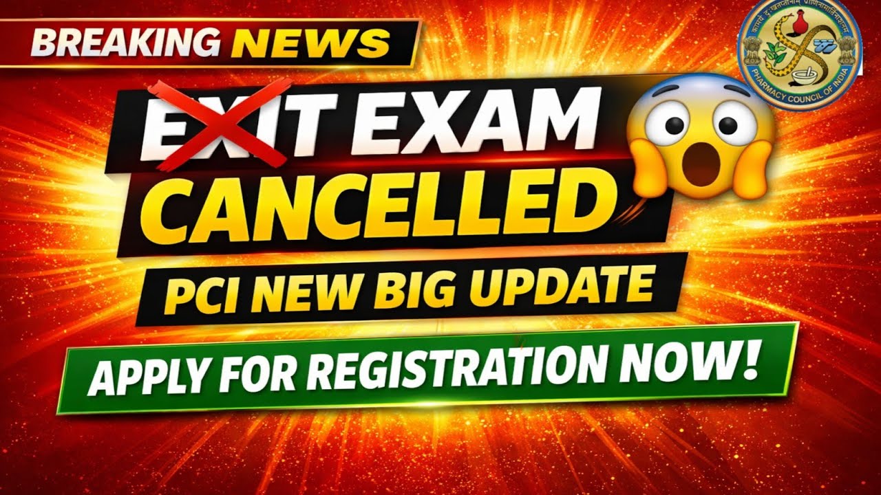 EXIT EXAM CANCELLED 😱 | PCI New Big Update 2026 | Apply for Registration Now | Latest PCI News