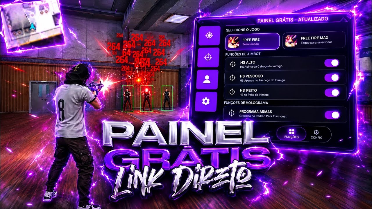 PAINEL GR&Aacute;TIS ☠️ ANDROID & IPHONE ! XIT FF ATUALIZADO 2026! LINK DIRETO MEDIAFIRE ✅