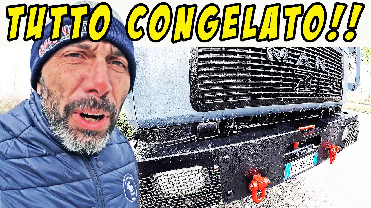FERMI QUI 😵 Problemi causa GELO 🥶❄️ Giro del mondo in camper 4x4