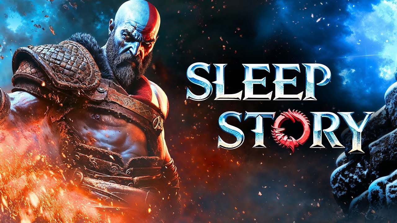 Shadows of Asgard: God Of War Bedtime Story | ASMR Norse Myth Sleep Story & Ambience